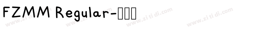 FZMM Regular字体转换 FZMM Regular字体转换